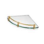 CP Brass Glass shelf Corner - Image 2