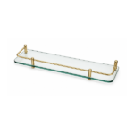 CP Brass Glass shelf