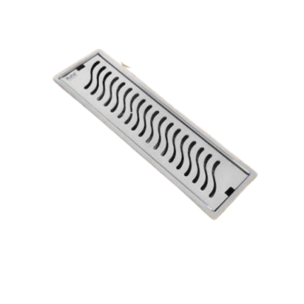 CHANNEL DRAINER S.S 304 with Anti-Foul Cockroach Trap (Wave)