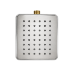 ULTRASLIM S.S Shower Square with BRASS FITTINGS