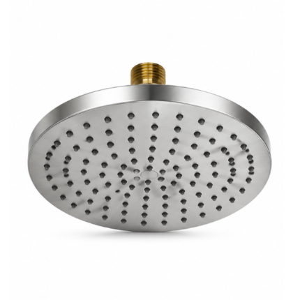ULTRASLIM S.S Shower Round with BRASS FITTINGS