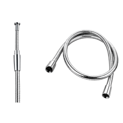PREMIUM C.P Shower Hose Inside S.S Braided Pull Out Tube