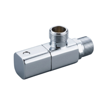 SQUARE C.P Brass Angle Valve
