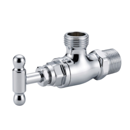 T-TYPE C.P Brass Angle Valve