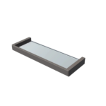 Glass Shelf C.P/GOLD/ROSE GOLD/BLACK
