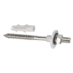 S.S Rack Bolt Screw (Pair) for Wash Basin / Geyser - Image 2