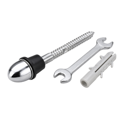 S.S Rack Bolt Screw (Pair) for Wall Mounting Seat with Spanner Nut & Washer