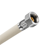 ROYAL PVC Flexi Connection Hose Nylogrip Silky Hot/Cold Water CHROME FITTINGS