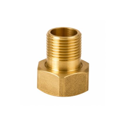 Brass Water Meter Nut Nipple