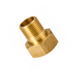 Brass Water Meter Nut Nipple - Image 2