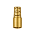 Brass Foot Valve with Brass Jali