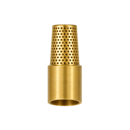 Brass Foot Valve with Brass Jali