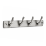KIA SS Robe Hook Antique Finish/ Black/ CP - Image 2